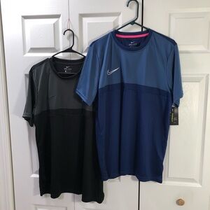 Pair of Nike soccer jerseys. Size XL, NWT
